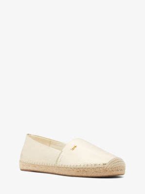 michael kors kendrick pebbled|kendrick metallic pebbled espadrille.